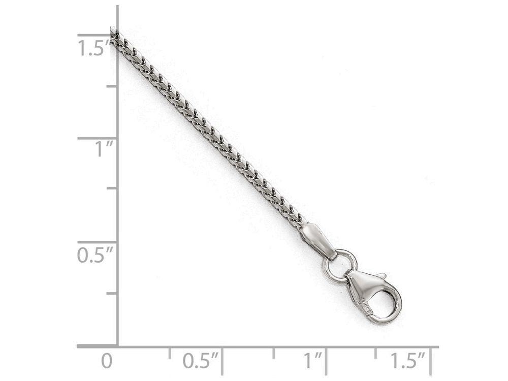 FJC Finejewelers 14k White Gold Franco Chain Necklace