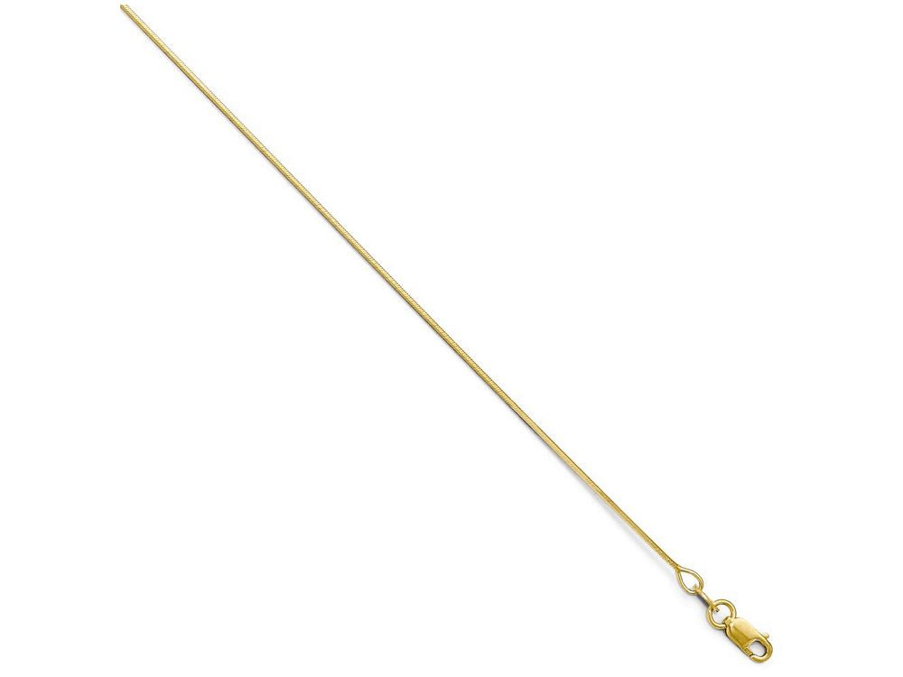 FJC Finejewelers 14k Yellow Gold Bright Cut Octagonal Snake Chain Necklace