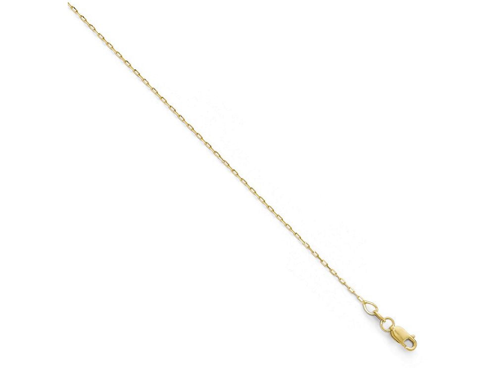 FJC Finejewelers 14k Yellow Gold Bright Cut Long Open Link Chain Necklace