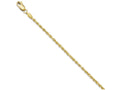FJC Finejewelers 10k 2.25mm x 30 inch Bright Cut Rope Chain Necklace