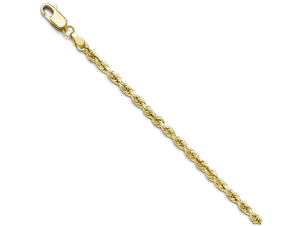 FJC Finejewelers 10k 3.00mm Bright Cut Rope Chain Necklace