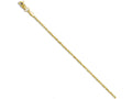 FJC Finejewelers 10k 1.8mm Bright Cut Lightweight Rope Chain Bracelet