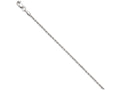 FJC Finejewelers 10k White Gold 1.75mm Bright Cut Rope Chain Necklace