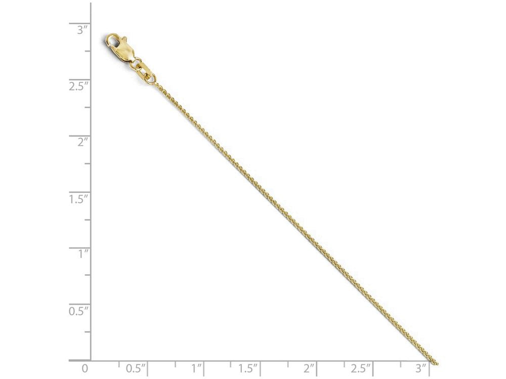 FJC Finejewelers 10k 1mm Wheat Chain Necklace