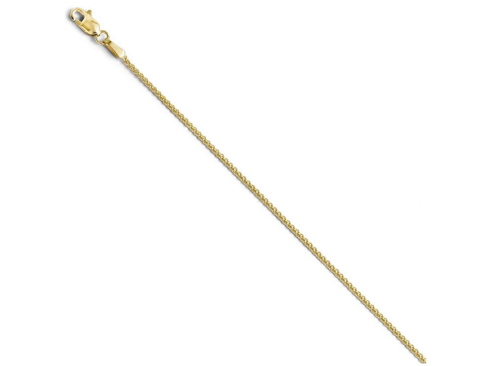 FJC Finejewelers 10k 1.2mm Wheat Chain Necklace