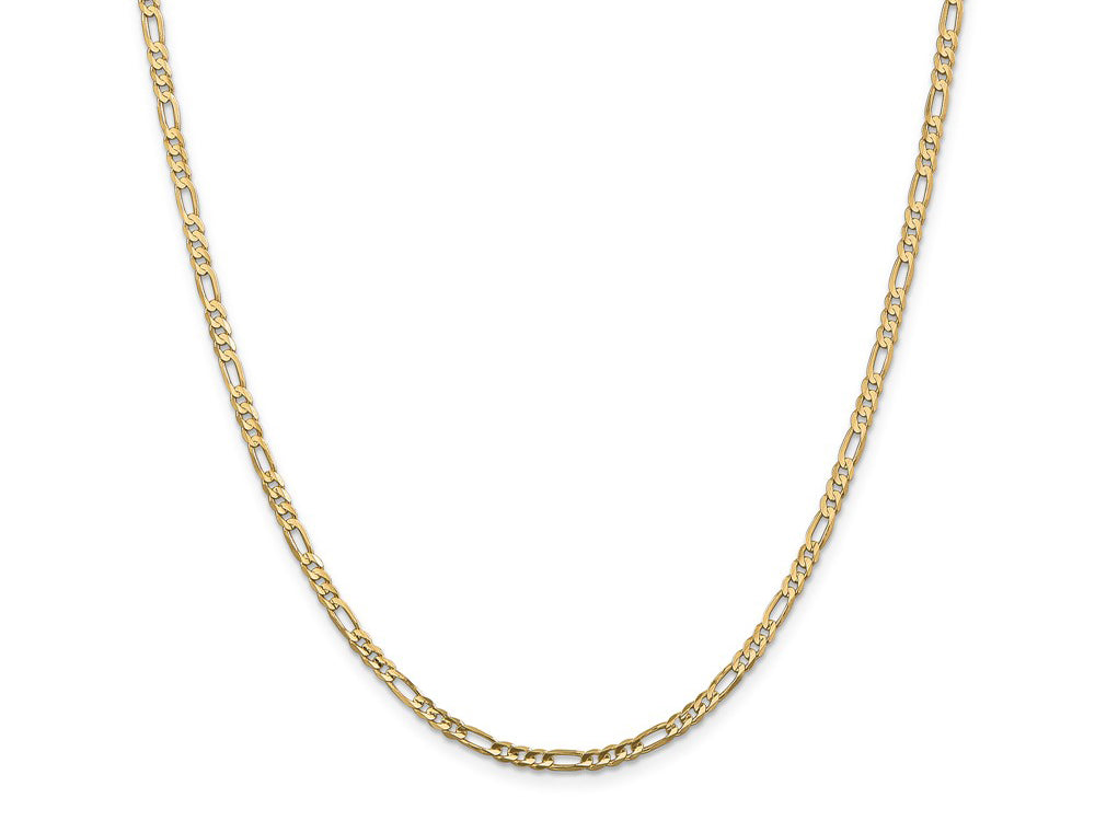 FJC Finejewelers 10k  8 inch by 3.0mm wide Figaro Chain Bracelet