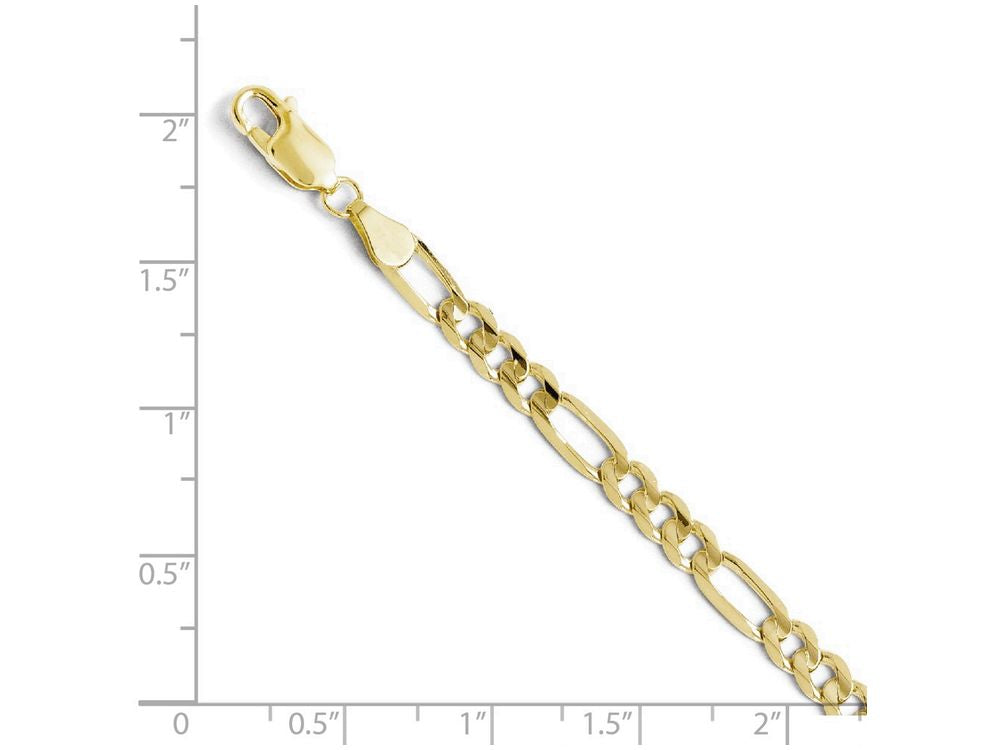 FJC Finejewelers 10k 4.5mm Light Figaro Chain Bracelet