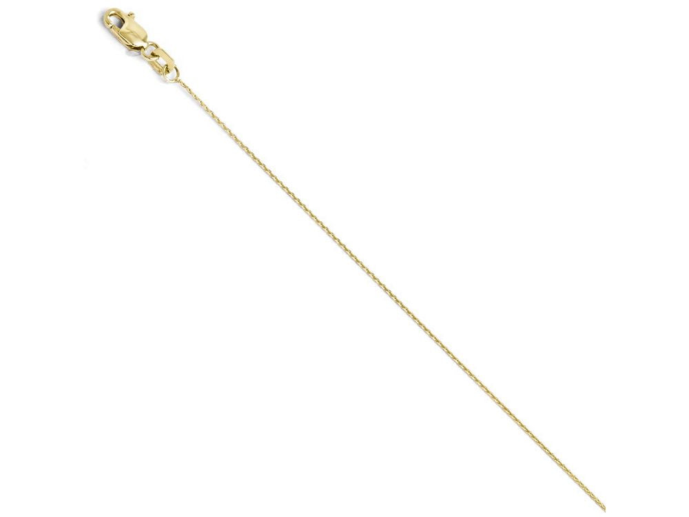 FJC Finejewelers 10k Bright Cut 0.65mm Wheat Chain Necklace