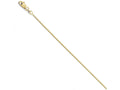 FJC Finejewelers 10k 1mm x 16 inch Bright Cut Wheat Chain Necklace