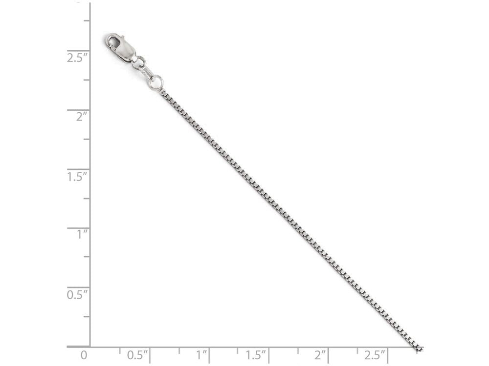 FJC Finejewelers 14k White Gold Box Chain Necklace