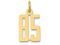 FJC Finejewelers 14k Yellow Gold Small Polished Elongated 85 Charm