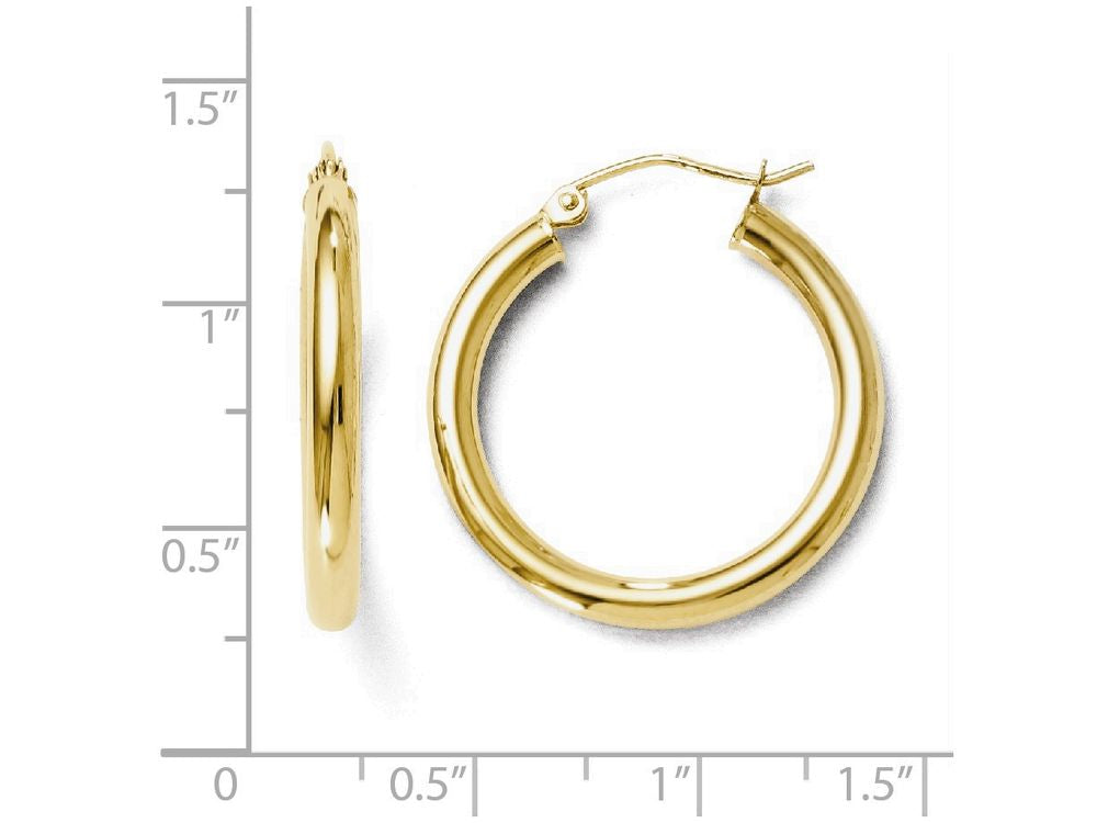 FJC Finejewelers 14k Yellow Gold Polished Hoop Earrings