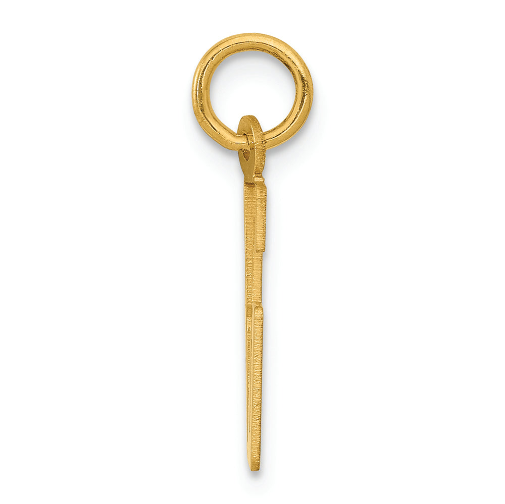 FJC Finejewelers 14k Yellow Gold Small Polished Elongated 86 Charm
