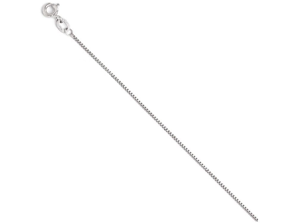 FJC Finejewelers 14k White Gold Box Chain Necklace
