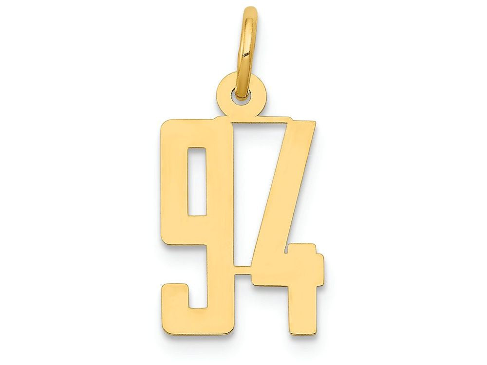 FJC Finejewelers 14k Yellow Gold Small Polished Elongated 94 Charm