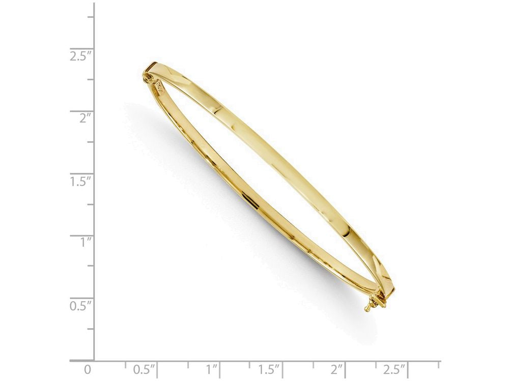 FJC Finejewelers 14k Yellow Gold Polished Hinged Bangle