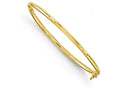 FJC Finejewelers 14k Yellow Gold Polished Hinged Bangle