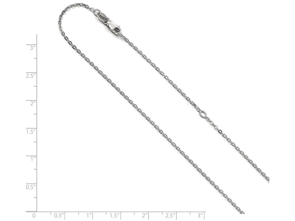 FJC Finejewelers Sterling Silver Cable Chain Necklace W/ 2in Ext