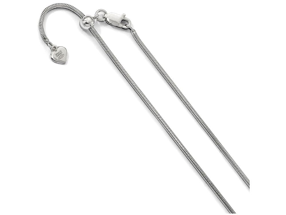 FJC Finejewelers Sterling Silver Adjustable Snake Chain Necklace