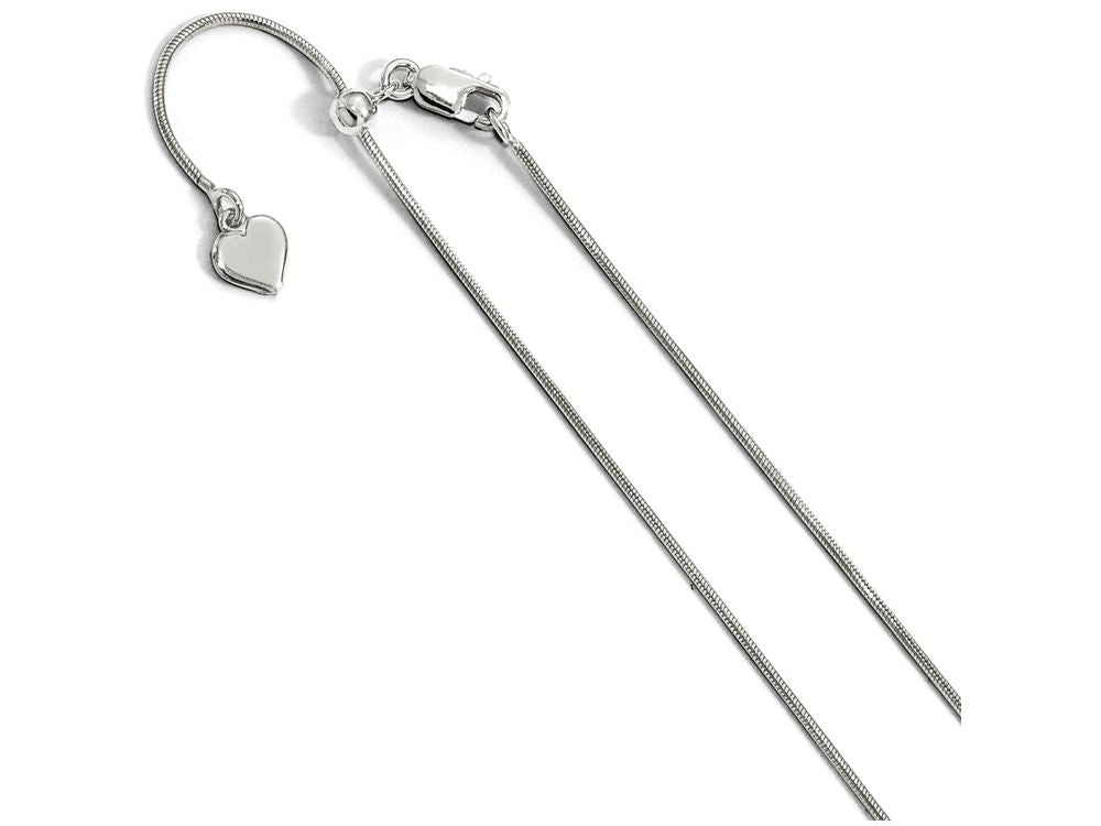 FJC Finejewelers Sterling Silver Adjustable Snake Chain Necklace