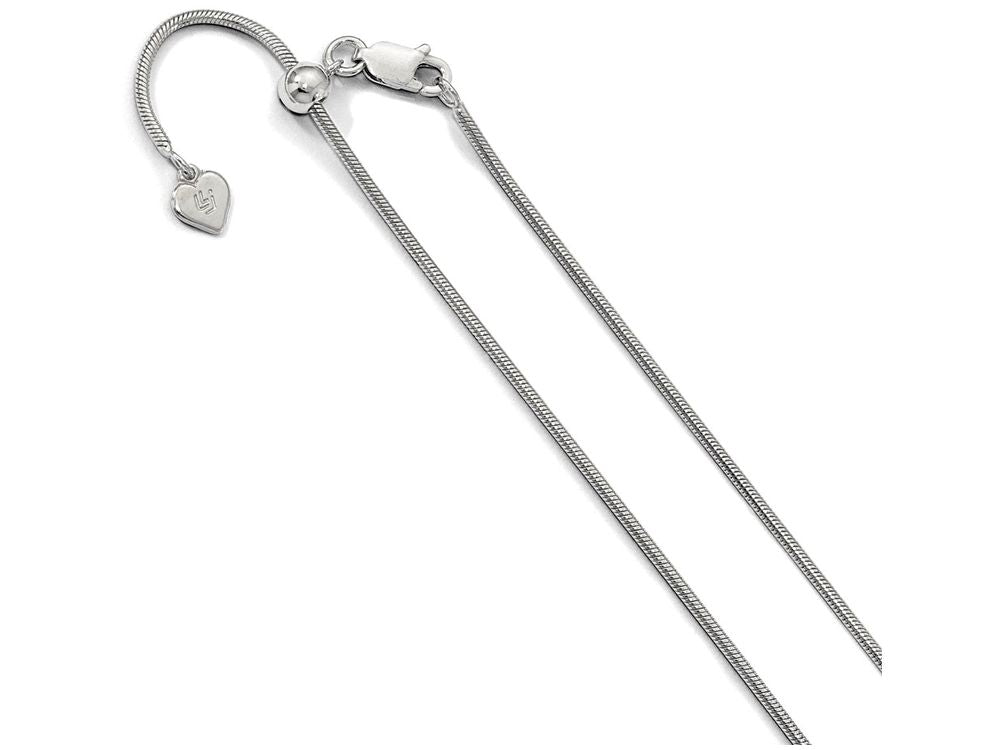 FJC Finejewelers Sterling Silver Adjustable Snake Chain Necklace