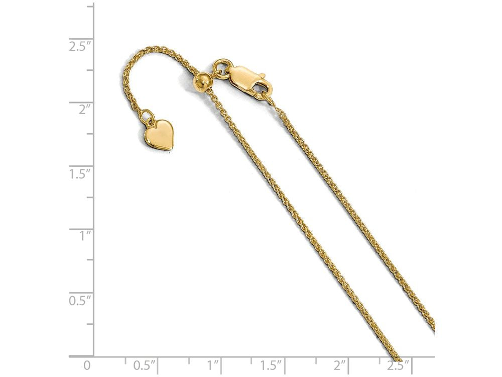 FJC Finejewelers Sterling Silver Plated Adjustable Wheat Chain Necklace