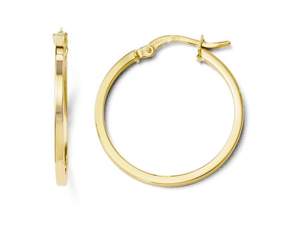 FJC Finejewelers 14k Yellow Gold Polished Hoop Earrings