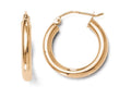 FJC Finejewelers 14k Rose Gold 3mm Polished Hoop Earrings