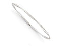 FJC Finejewelers 14k White Gold Polished Twisted Slip-on Bangle