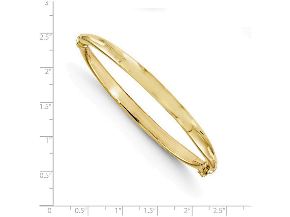 FJC Finejewelers 14k Yellow Gold Polished Hinged Bangle