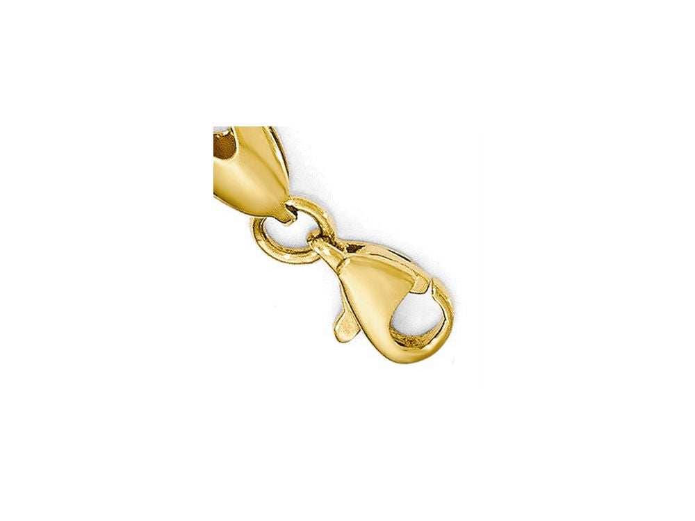FJC Finejewelers 14k Yellow Gold Polished And Bright Cut Bracelet