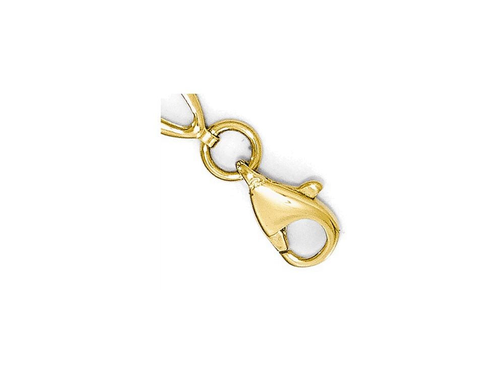 FJC Finejewelers 14k Yellow Gold Polished And Bright Cut Bracelet
