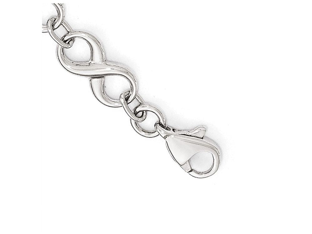 FJC Finejewelers 14k White Gold Polished Bracelet
