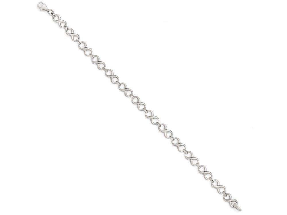 FJC Finejewelers 14k White Gold Polished Bracelet