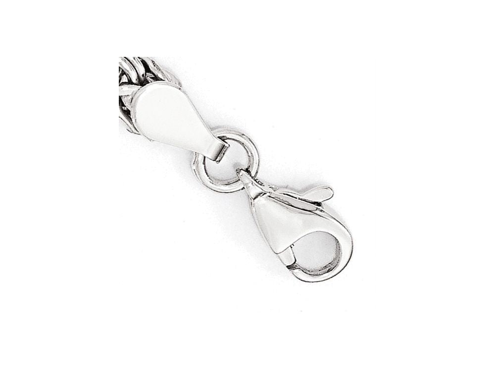 FJC Finejewelers 14k White Gold Polished Fancy Link Bracelet