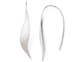 FJC Finejewelers Sterling Silver Rhodium-plated Polished and Brushed Earrings