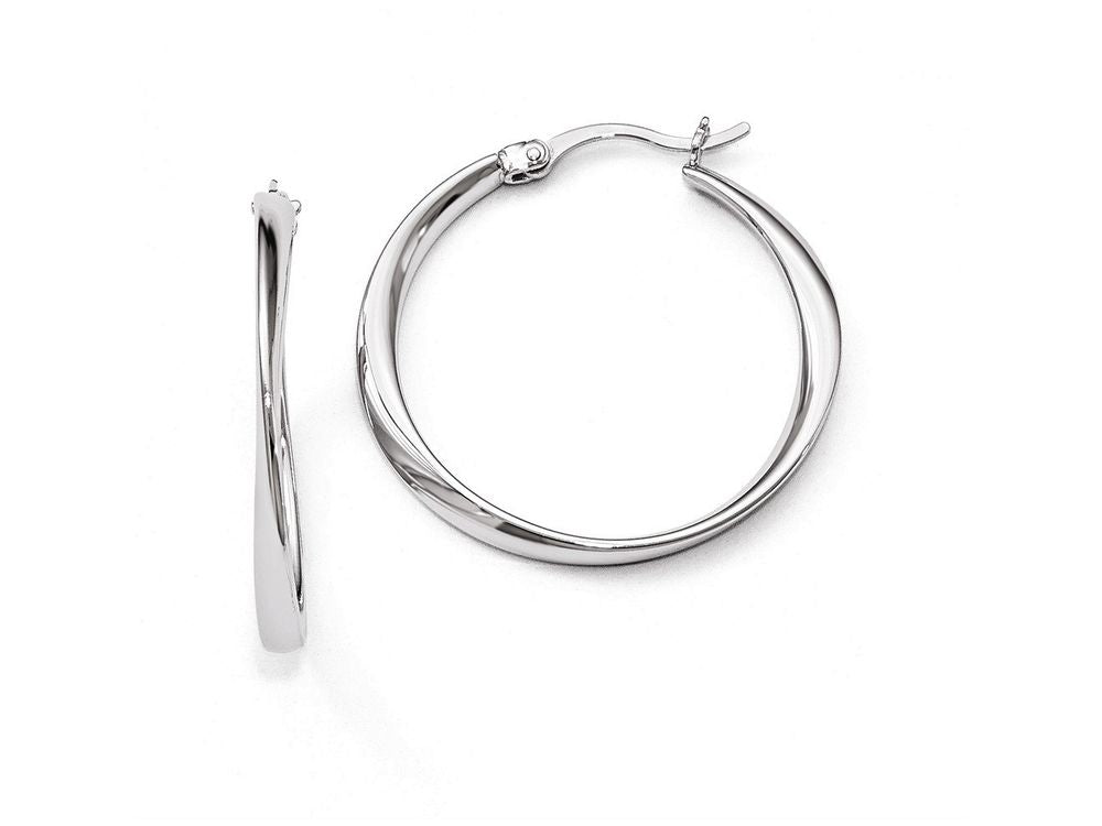 FJC Finejewelers Sterling Silver Polished Hoop Earrings