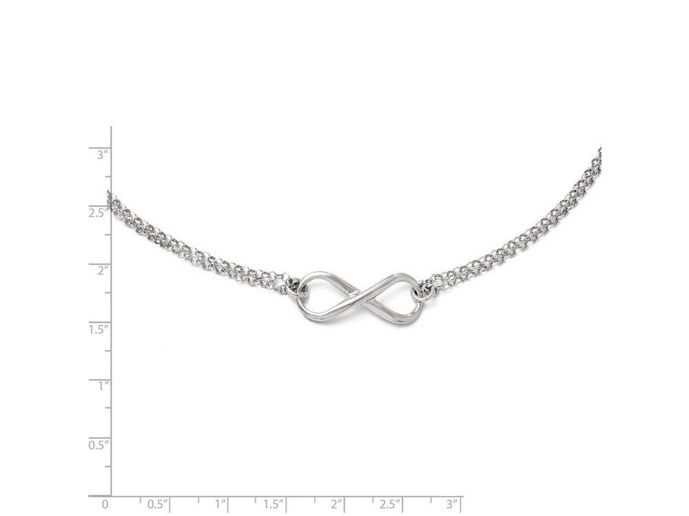 FJC Finejewelers Sterling Silver Infinity Symbol Necklace