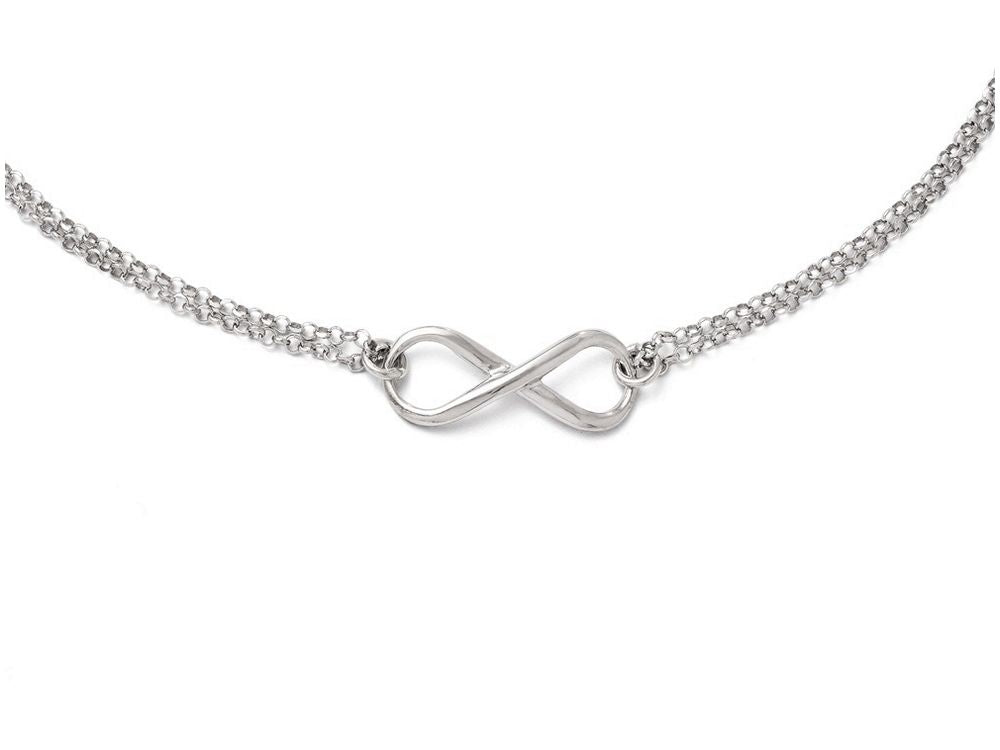 FJC Finejewelers Sterling Silver Infinity Symbol Necklace