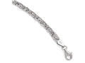 FJC Finejewelers Sterling Silver Textured Three Strand Anklet W/1in Ext