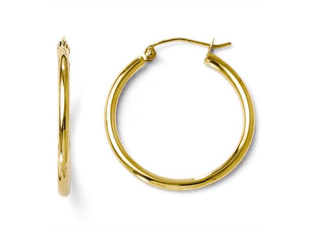 FJC Finejewelers 10k Polished Hinged Hoop Earrings