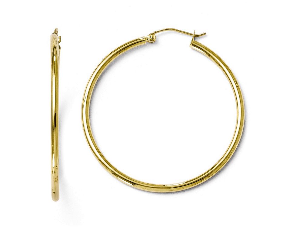 FJC Finejewelers 10k Polished Hinged Hoop Earrings