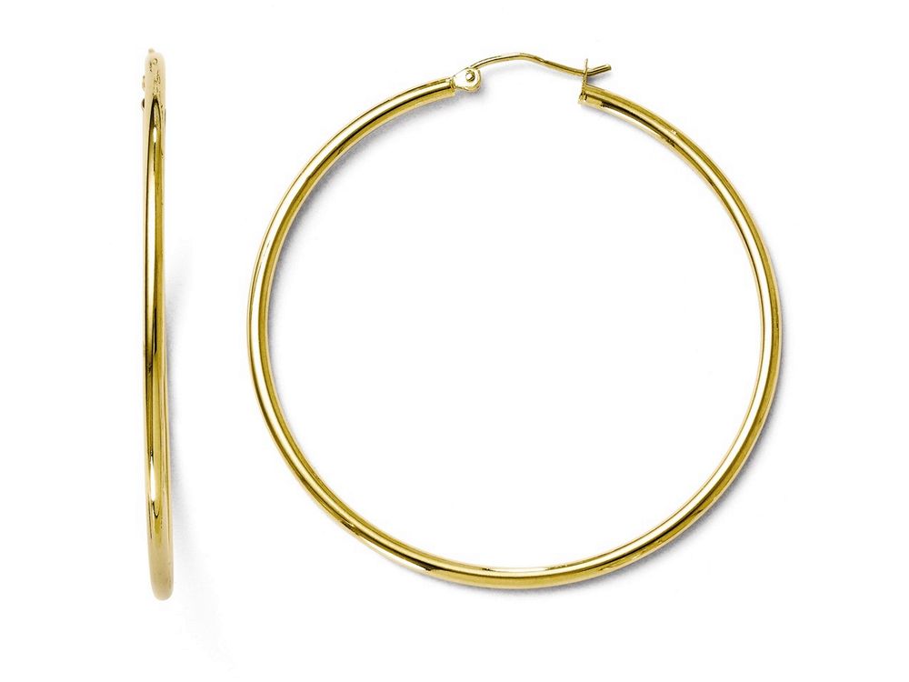 FJC Finejewelers 10k Polished Hinged Hoop Earrings