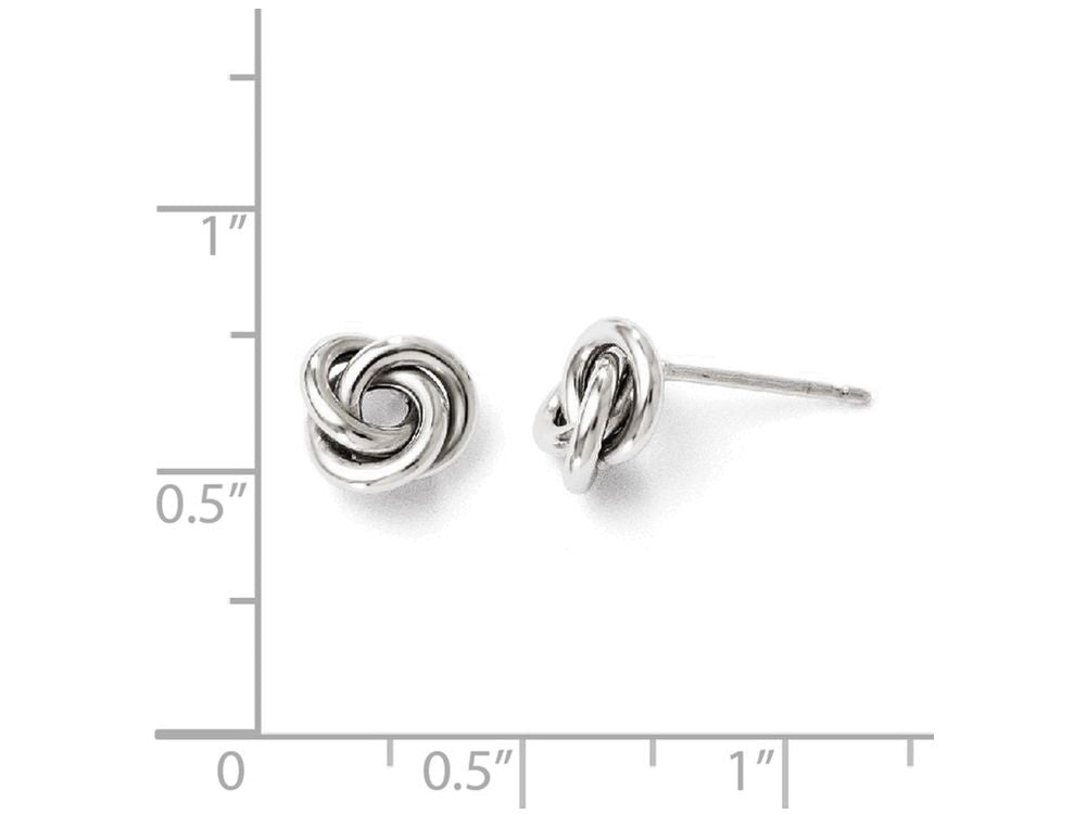 FJC Finejewelers 10k White Gold Polished Post Earrings