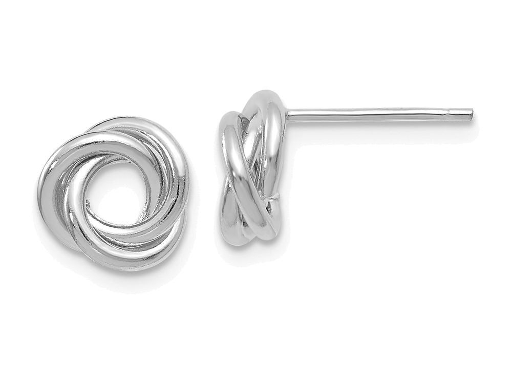 FJC Finejewelers 10k White Gold Polished Post Earrings