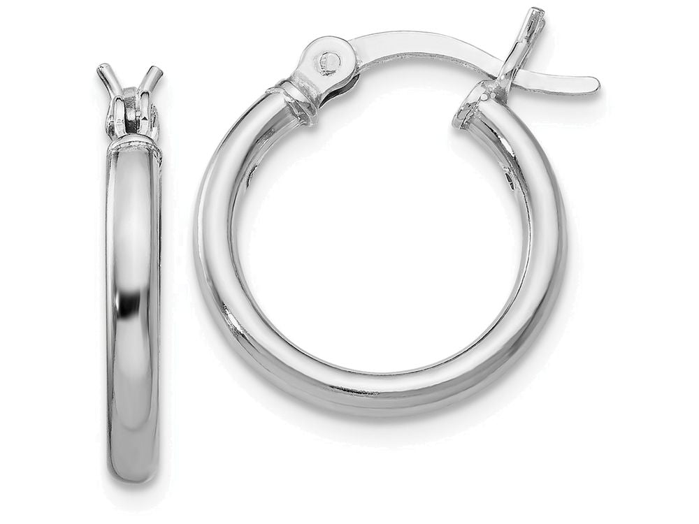 FJC Finejewelers Sterling Silver Polished Hinged Hoop Earrings