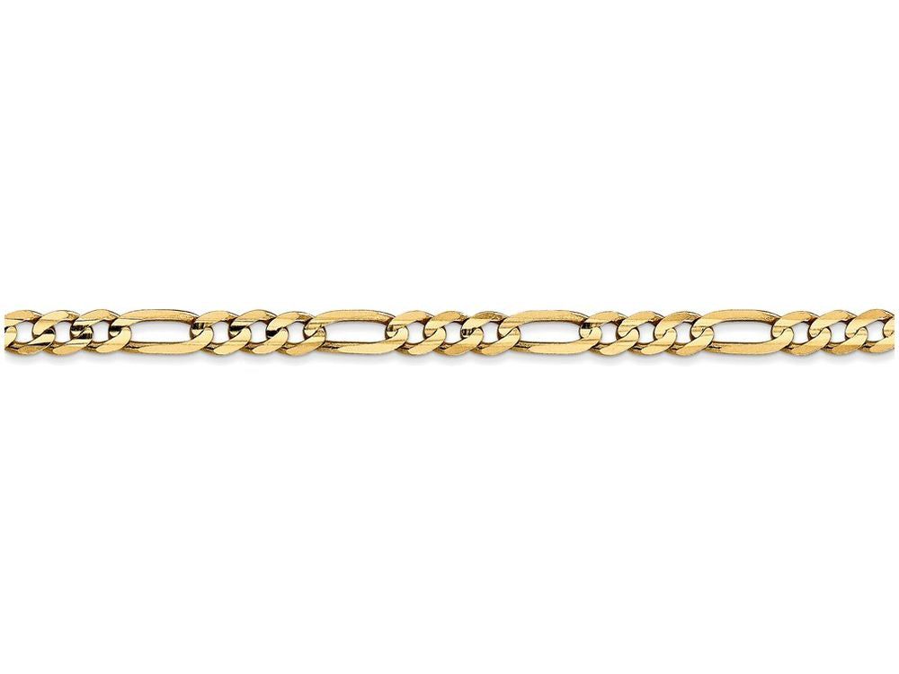 FJC Finejewelers 30 Inch 14k Yellow Gold 4mm Concave Open Figaro Chain Necklace