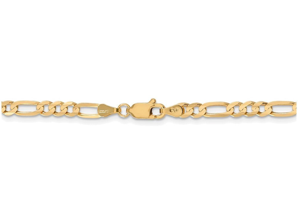 FJC Finejewelers 30 Inch 14k Yellow Gold 4mm Concave Open Figaro Chain Necklace