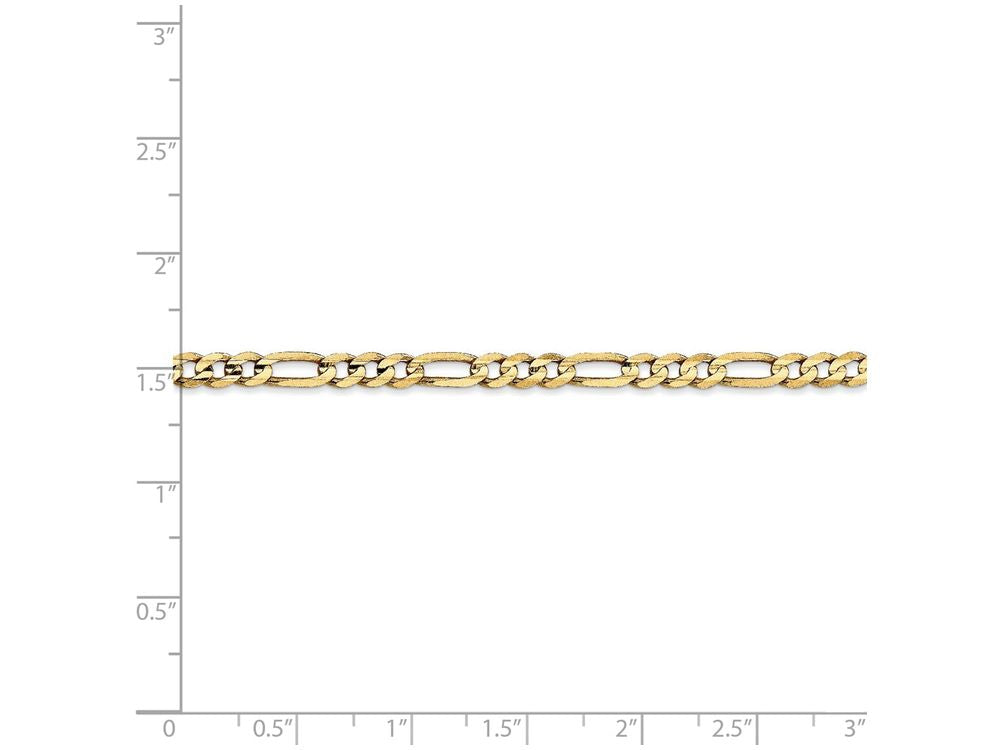 FJC Finejewelers 30 Inch 14k Yellow Gold 4mm Concave Open Figaro Chain Necklace