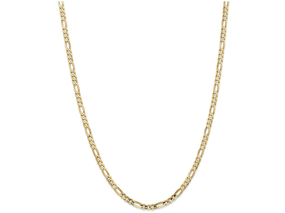 FJC Finejewelers 8 Inch 14k Yellow Gold 4mm Concave Open Figaro Chain Bracelet